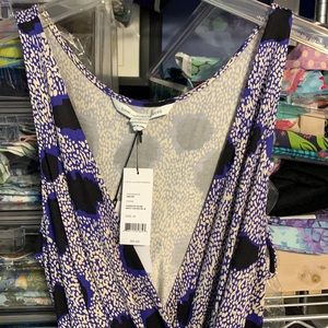 Diane vonFurstenberg cheetah print dress 14